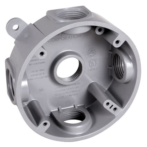 surface mount junction round box 4 1 2 inch|surface mount electrical box lowe's.